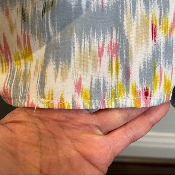 Pinch Multicolor Watercolor Floral Midi Dress Size Large - Picture 8 of 10